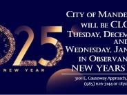 CLOSED in Observance of the New Year Holiday