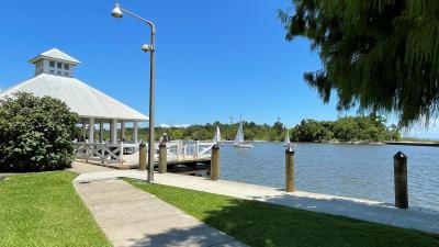 Harbor and Sailboat