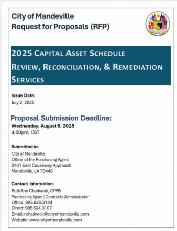 2025 CAPITAL ASSET RFP
